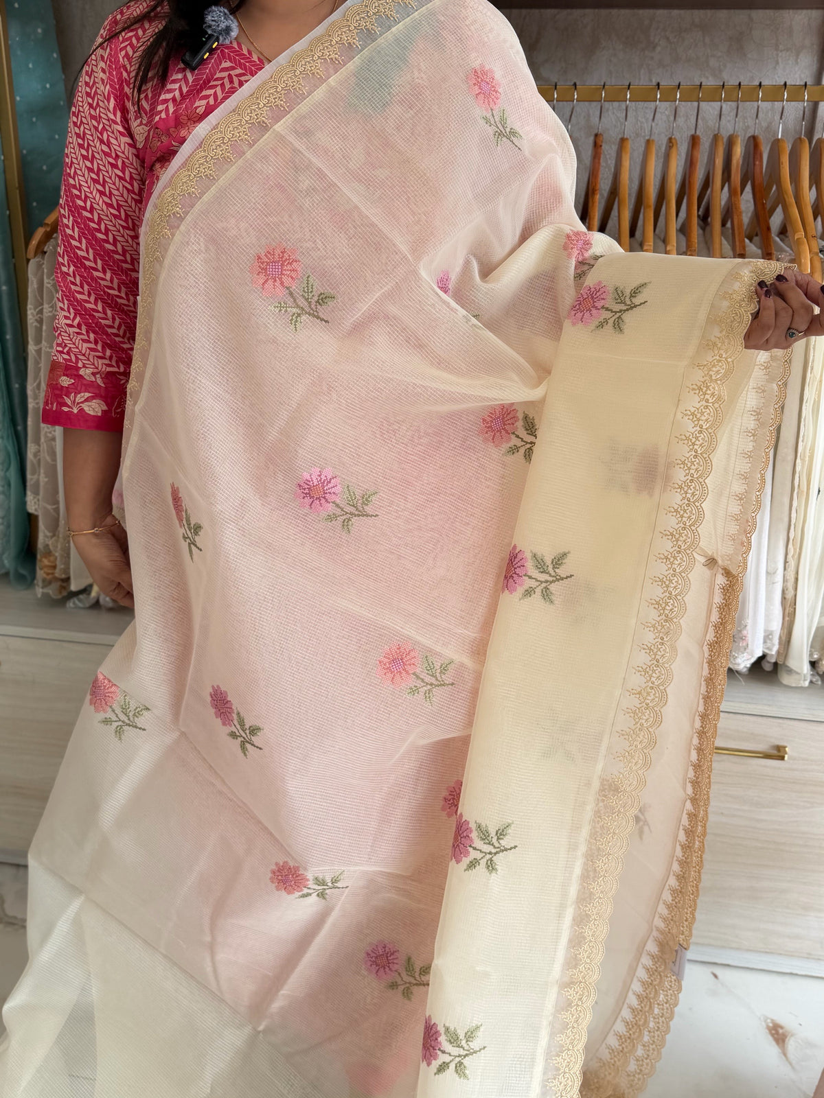 Net Kotta Saree/ 136EFS