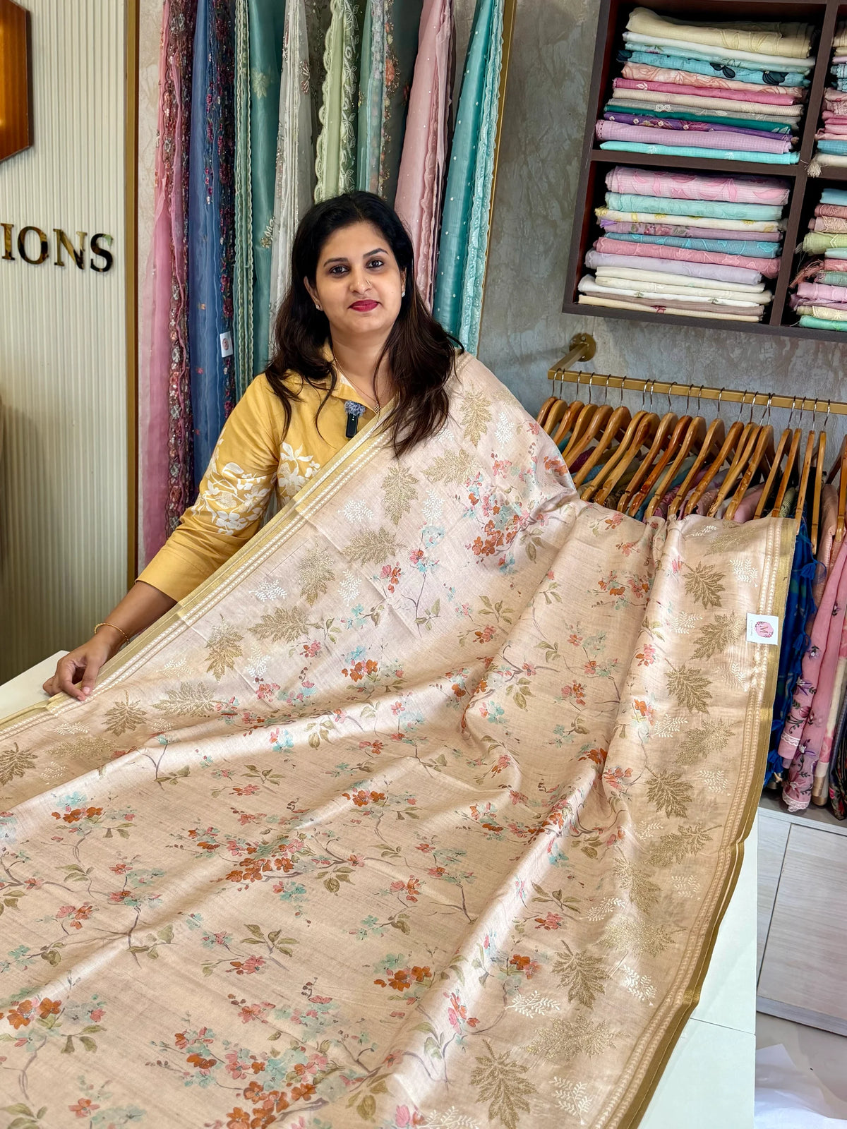 Soft semi Tussar Saree/ 2295