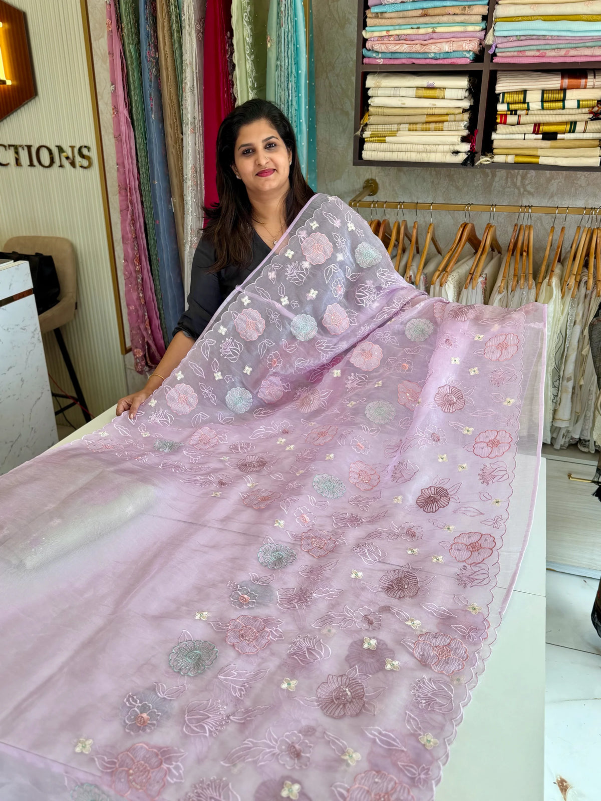 Organza Saree/ AM102