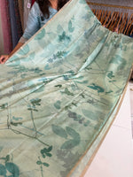 Blended cotton saree/ HLS7
