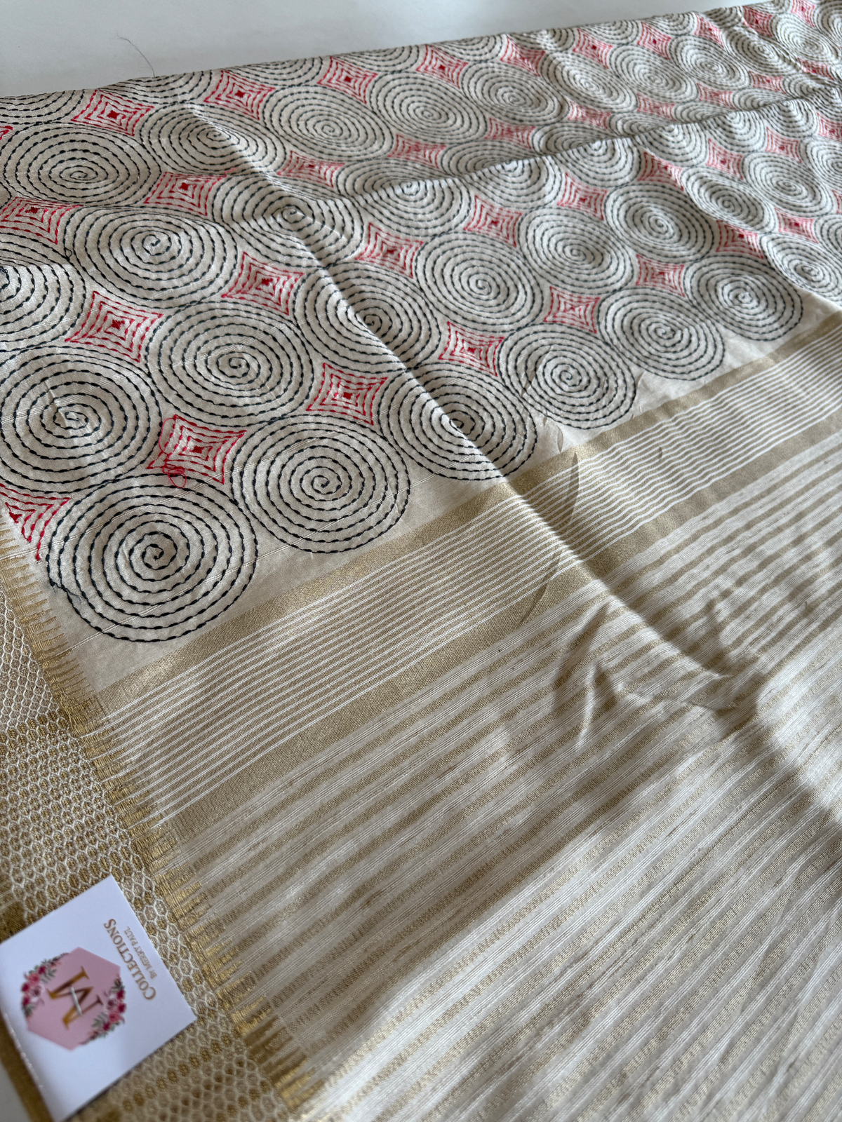 Soft semi Tussar Saree/ 7684c