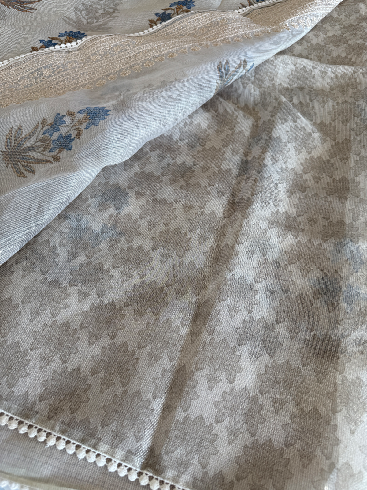 Tissue net kotta Saree/ K610