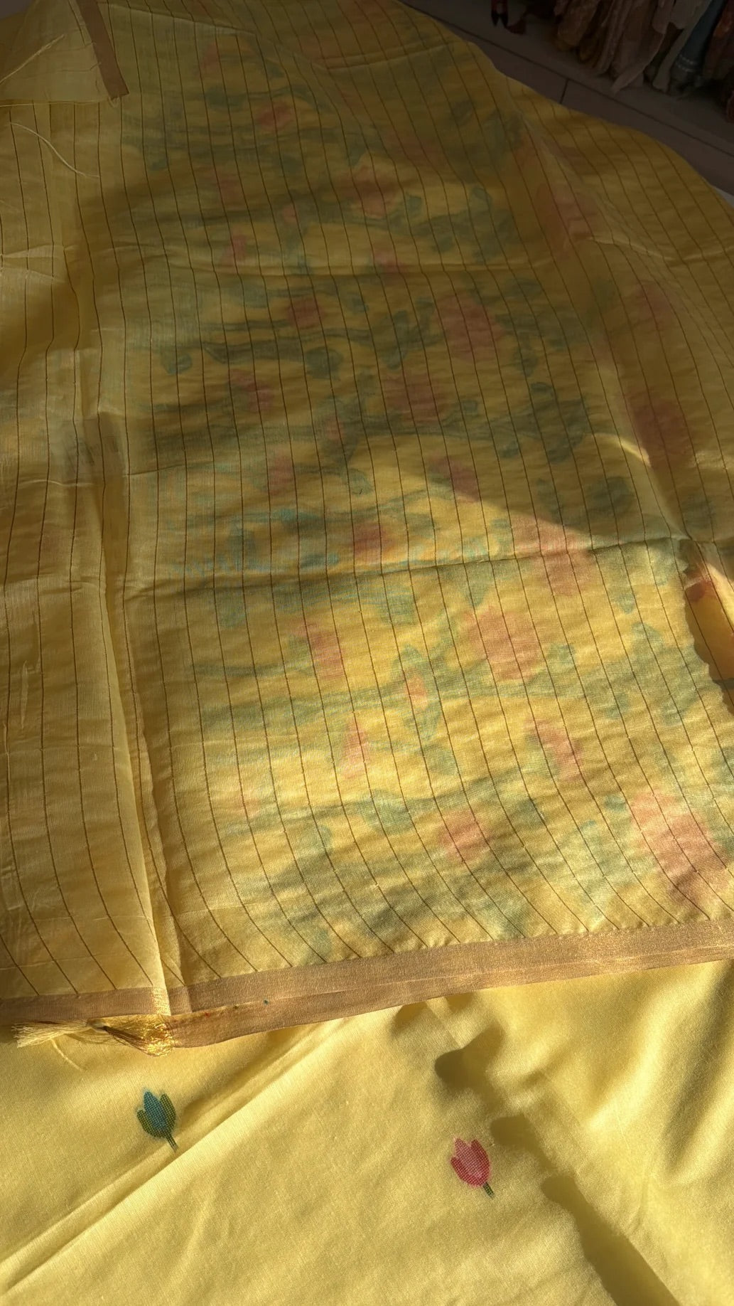 Soft Chanderi jamdhani weaves / SA74