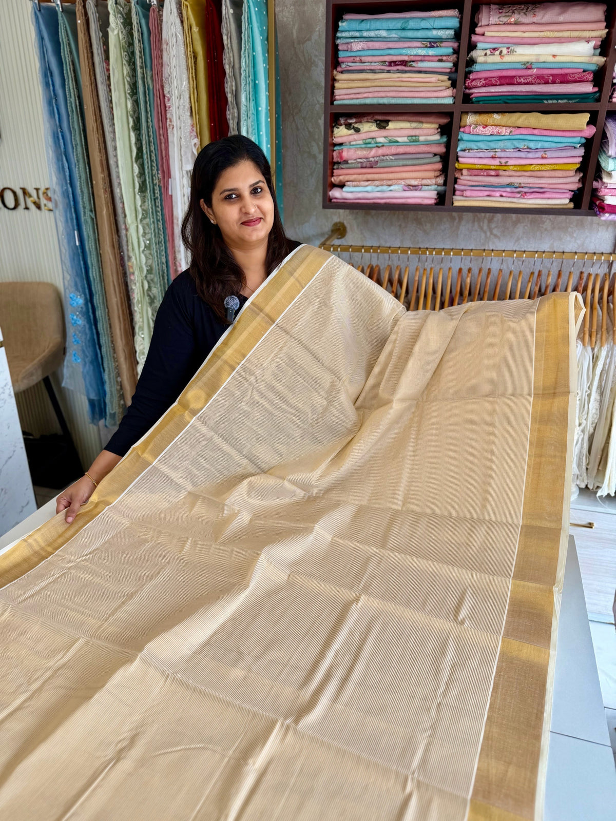 Onam cotton Saree/ 672D
