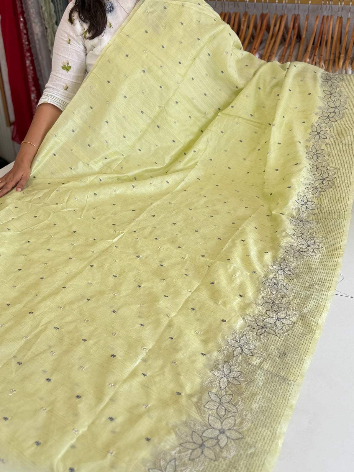 Semi silk saree/ ND57