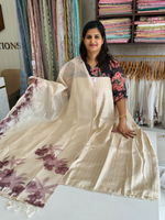 Semi Tussar Unstitched salwar set / Nc178