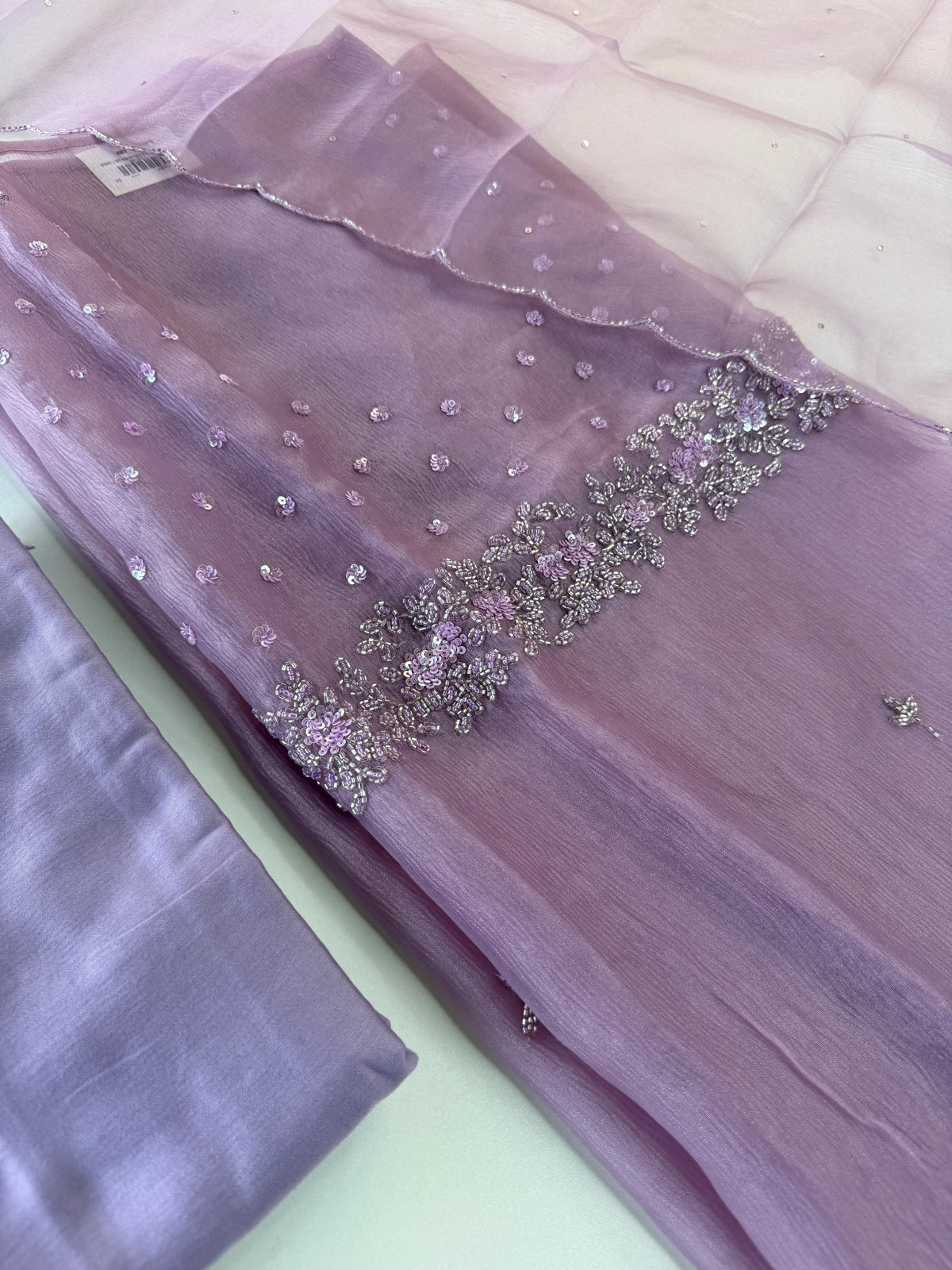 Crushed Tissue unstitched salwar set /298B
