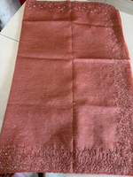 Crushed crape saree/ HW457
