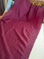 Crushed crape saree/ CW053