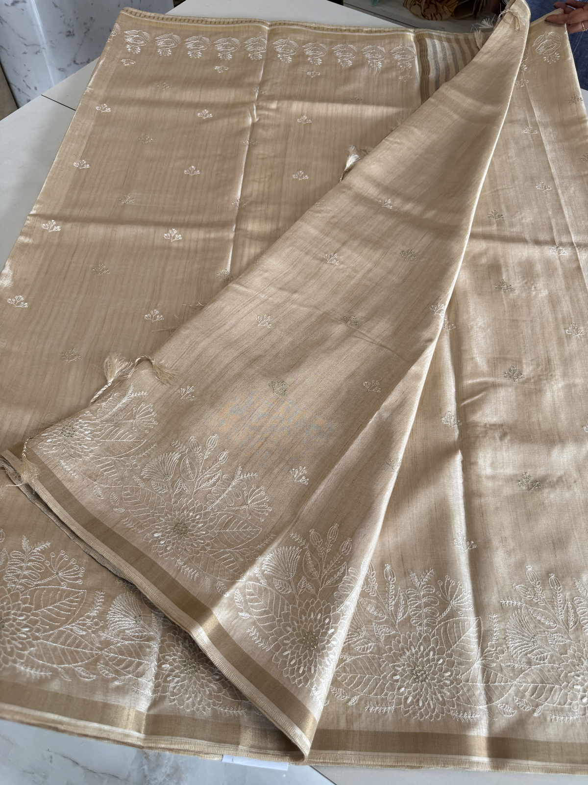 Soft Semi Tussar Saree/ FGD613