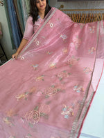 Glass Organza Saree/ 155L