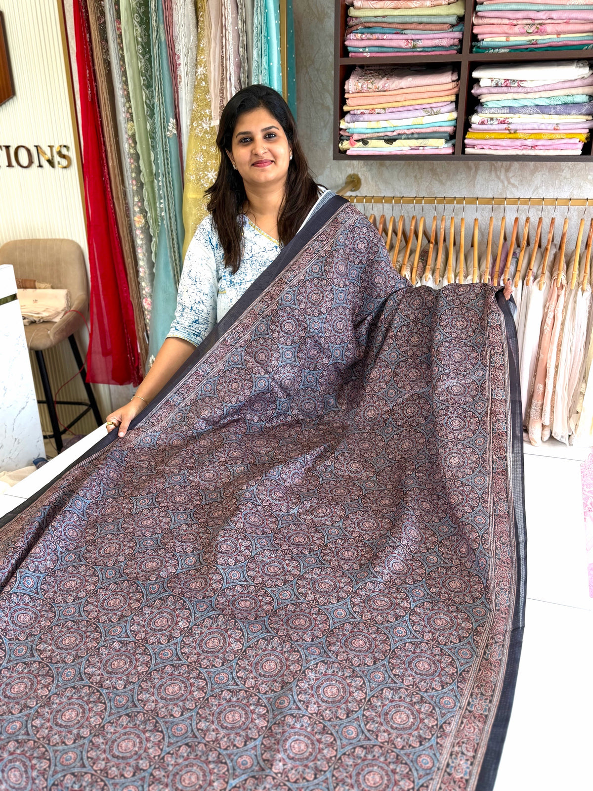 Kotta finished saree/ SR635