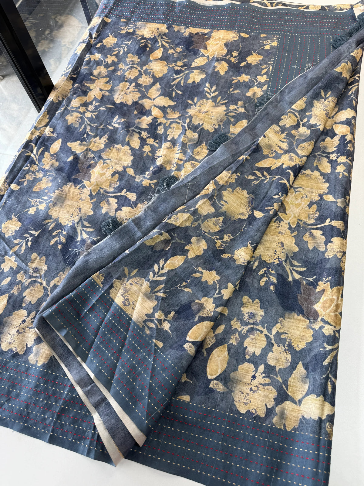Semi Tussar printed saree/ PP06