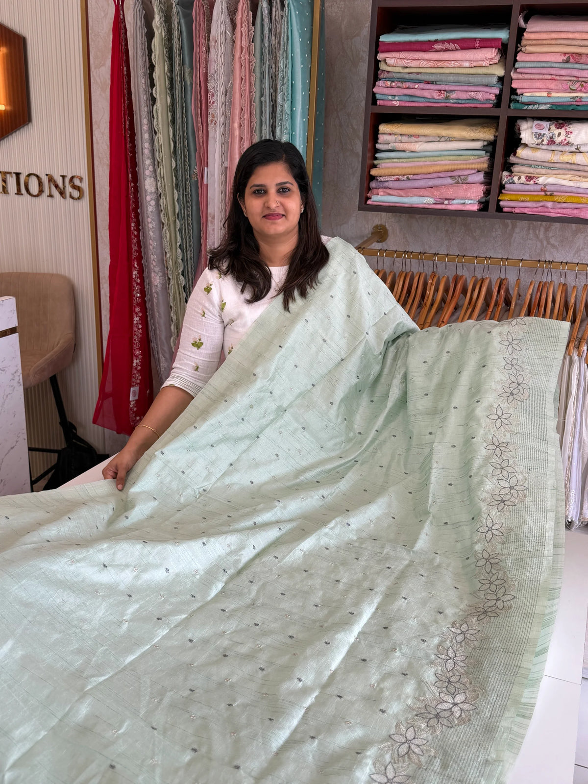 Semi silk saree/ ND57