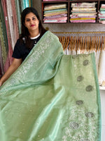 Tissue Chanderi Blended Saree/ 857E