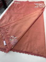 Crushed Tissue Saree/ SP007