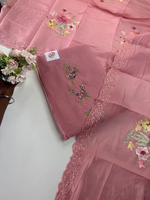 Soft Chanderi unstitched salwar set / NC166
