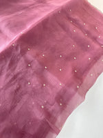 Glass Organza Saree/ AP1010
