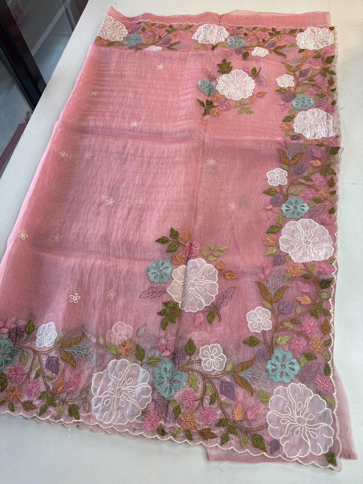 Korean Organza Saree/ MSA122