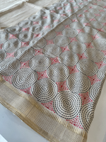 Soft semi Tussar Saree/ 7684c