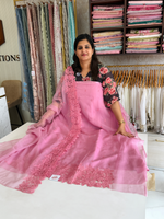 Chiffon unstitched salwar set / NC110