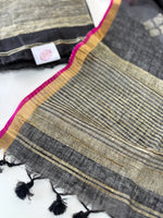 Linen jamdhani unstitched salwar set / NC281