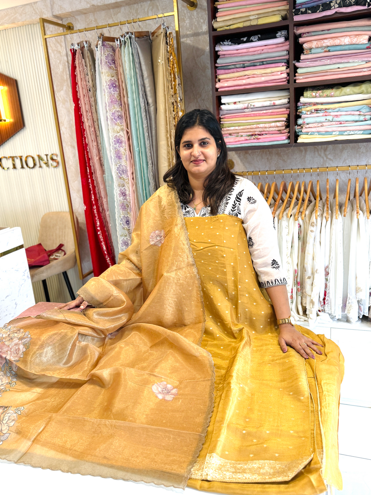 Unstitched salwar set / NC131