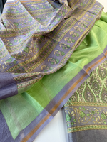 Chanderi unstitched salwar set / CH77
