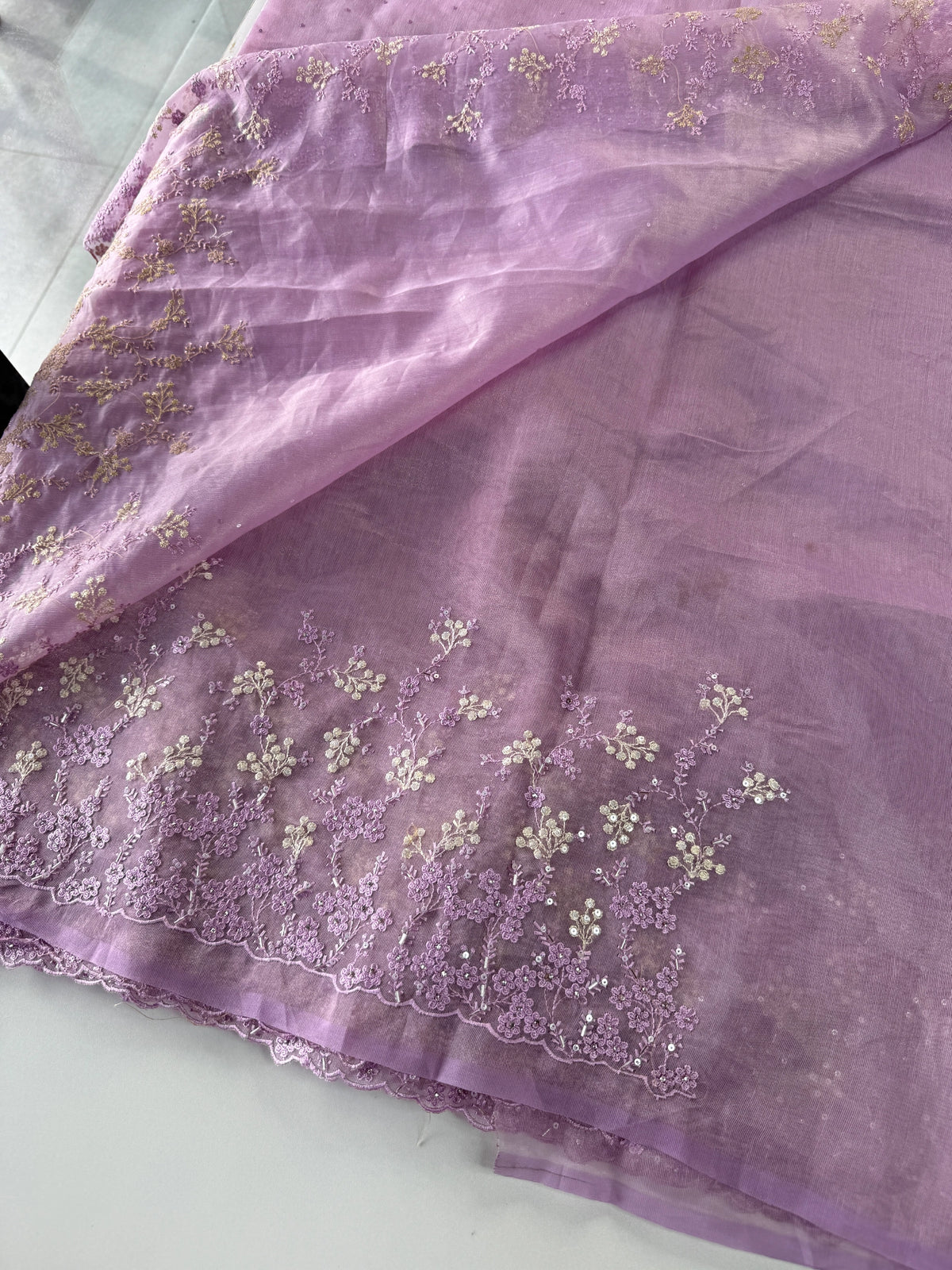 Tissue Chanderi saree/ HL456