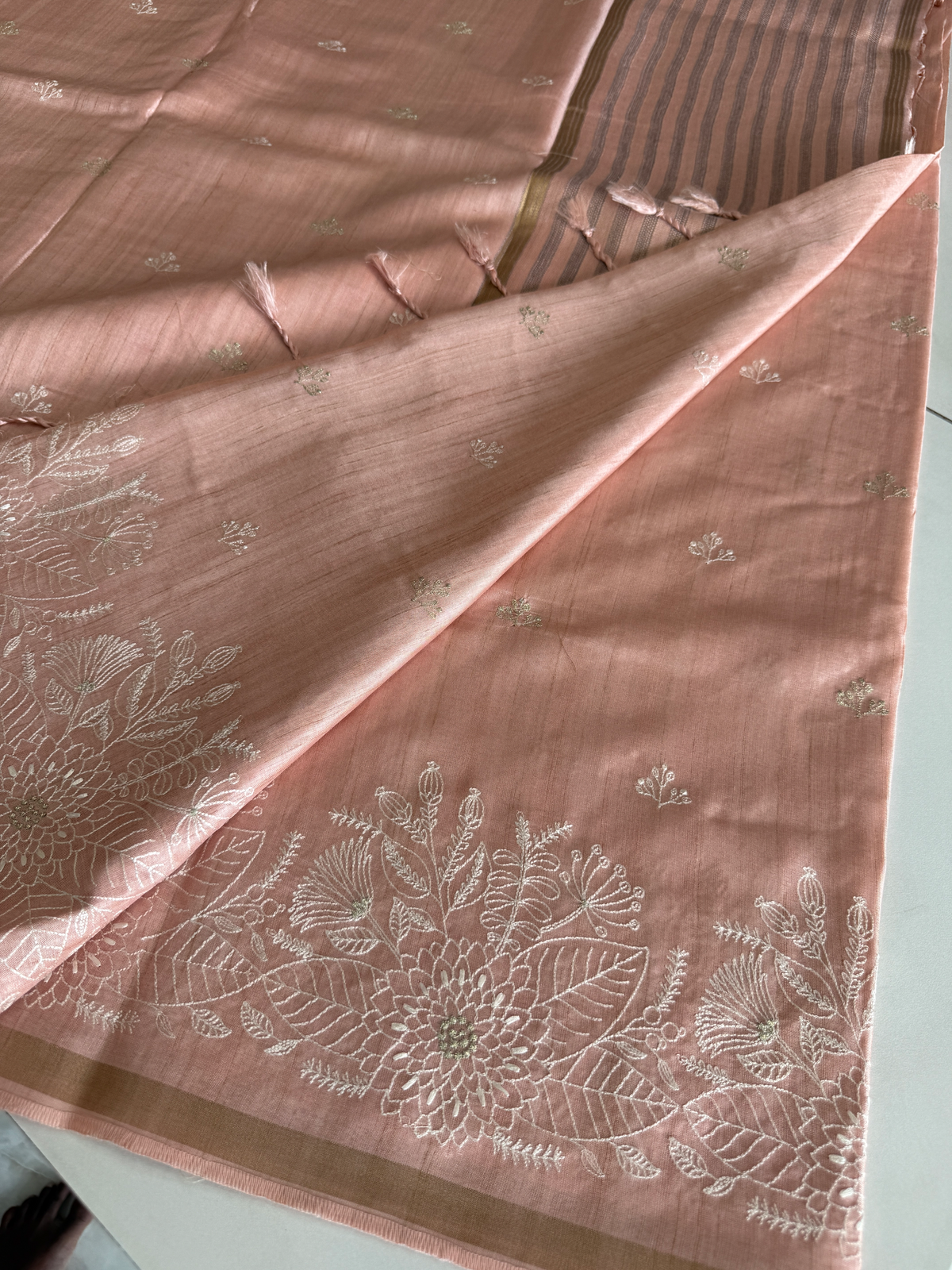 Soft Semi Tussar Saree/ FGD613