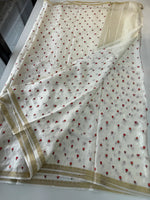 Platinum Georgette Saree/ 8523
