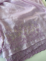 Crushed Crape Saree/ HW456