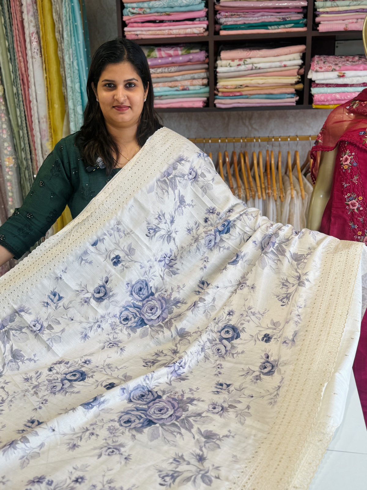 Soft semi silk saree/ K804