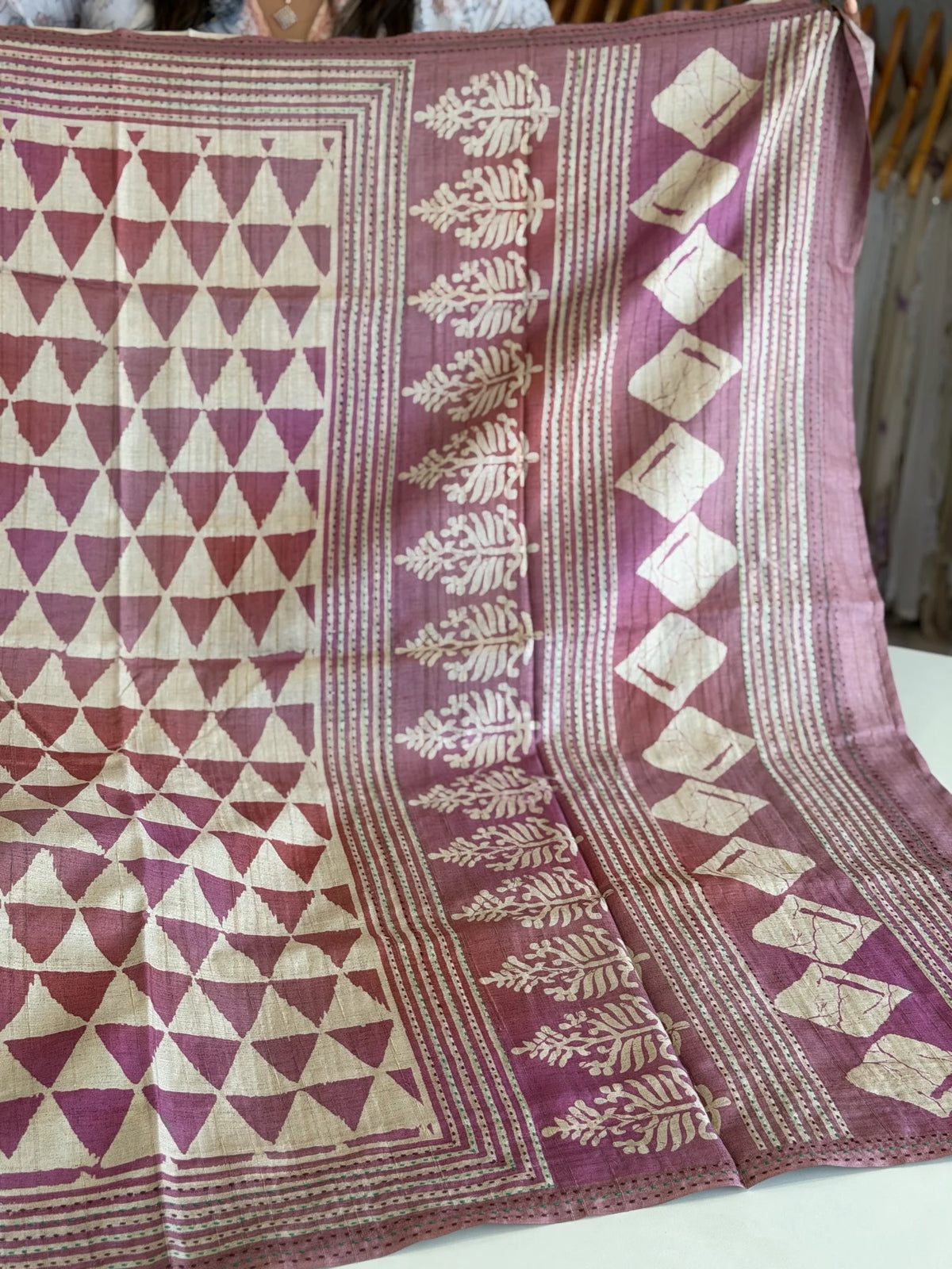 Soft semi Tussar saree/ 1121