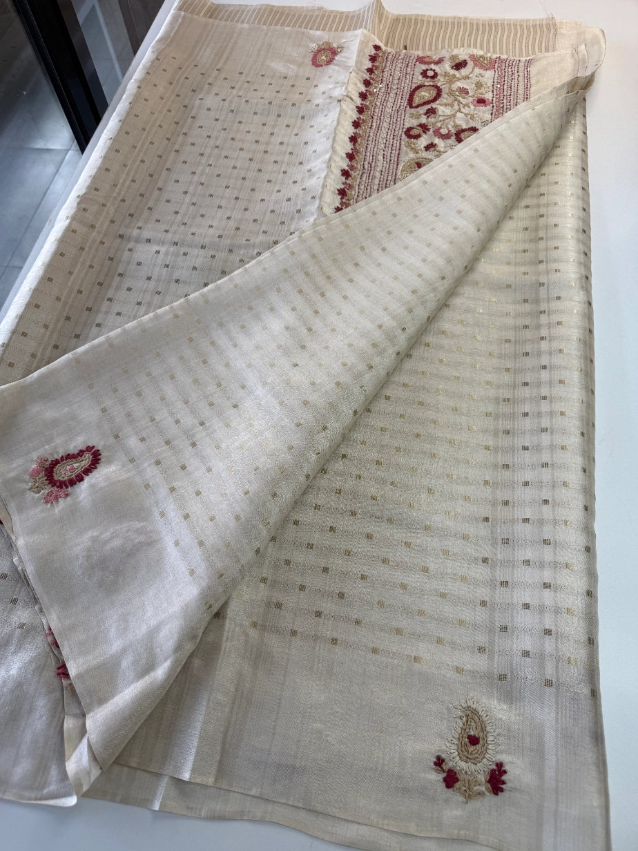 Soft semi Tussar saree/ 446H