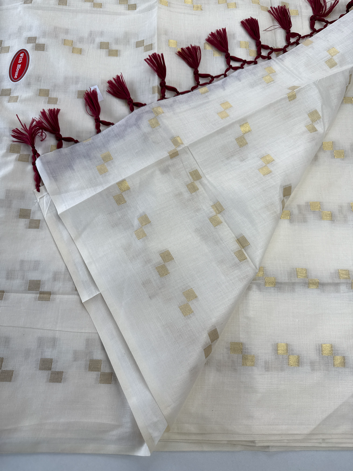 Onam mal Chanderi saree/ MN7580