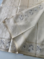 Soft semi Tussar saree / GD371