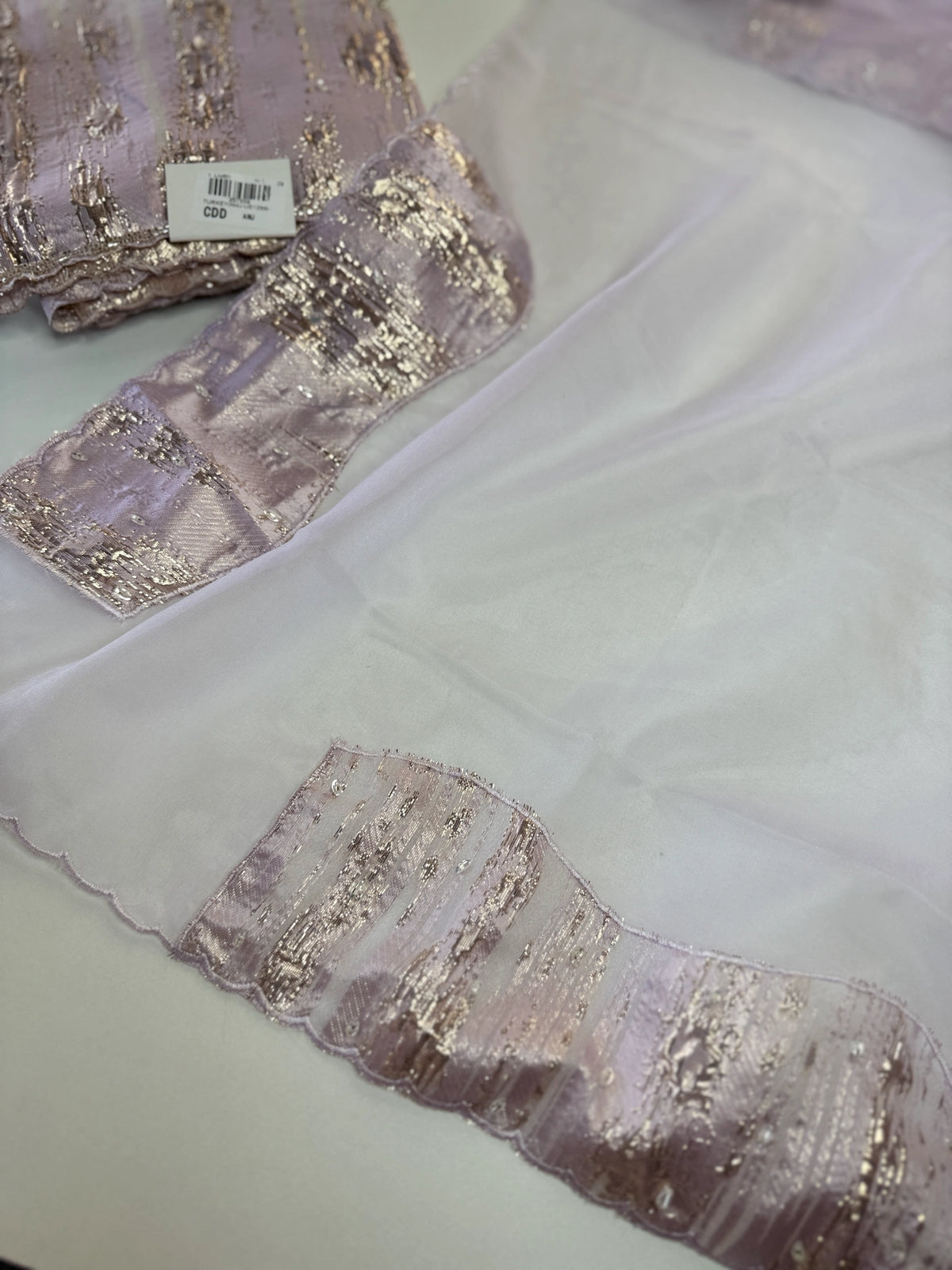Turkish Organza Unstitched Salwar set / 266H