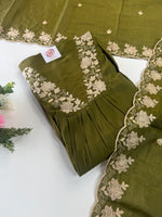 Soft Chanderi unstitched salwar set / NC249