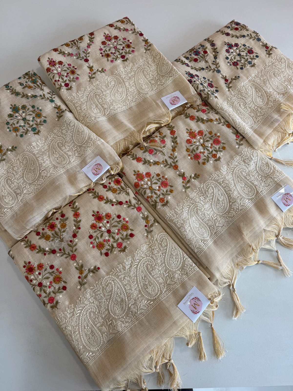 Tissue Linen Saree/ SR564
