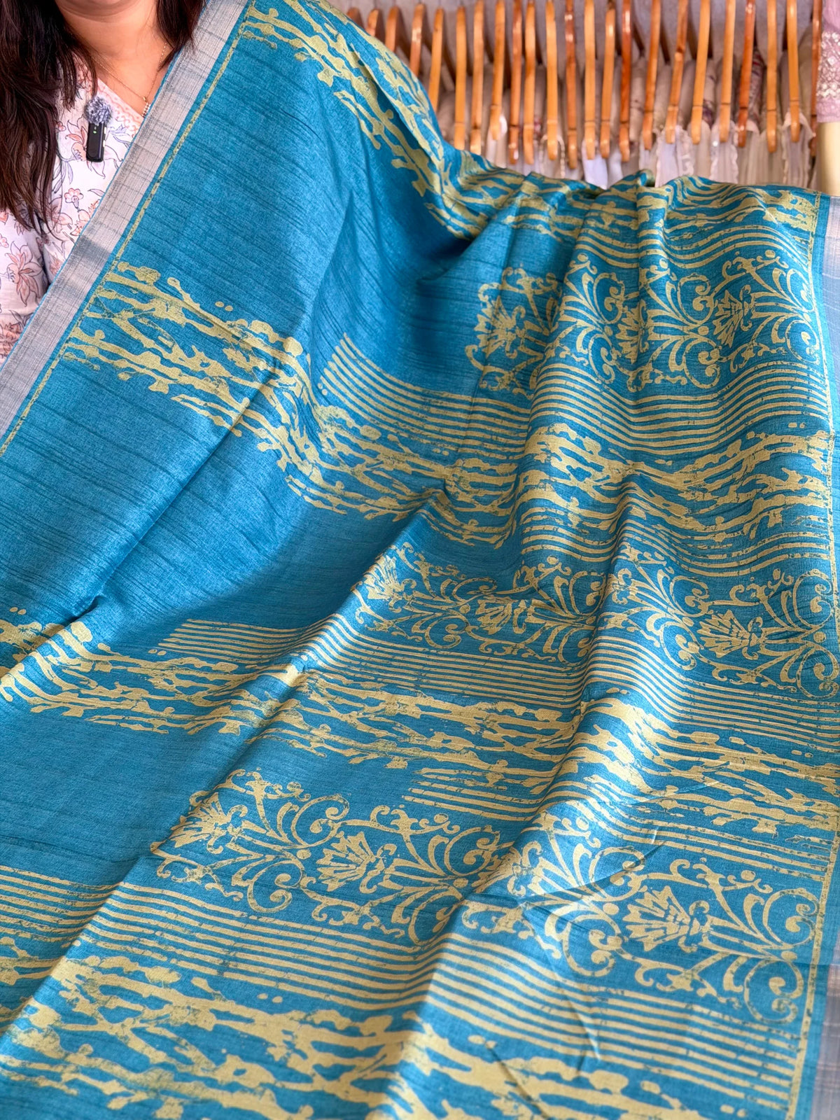 Semi Tussar Saree/ KE11