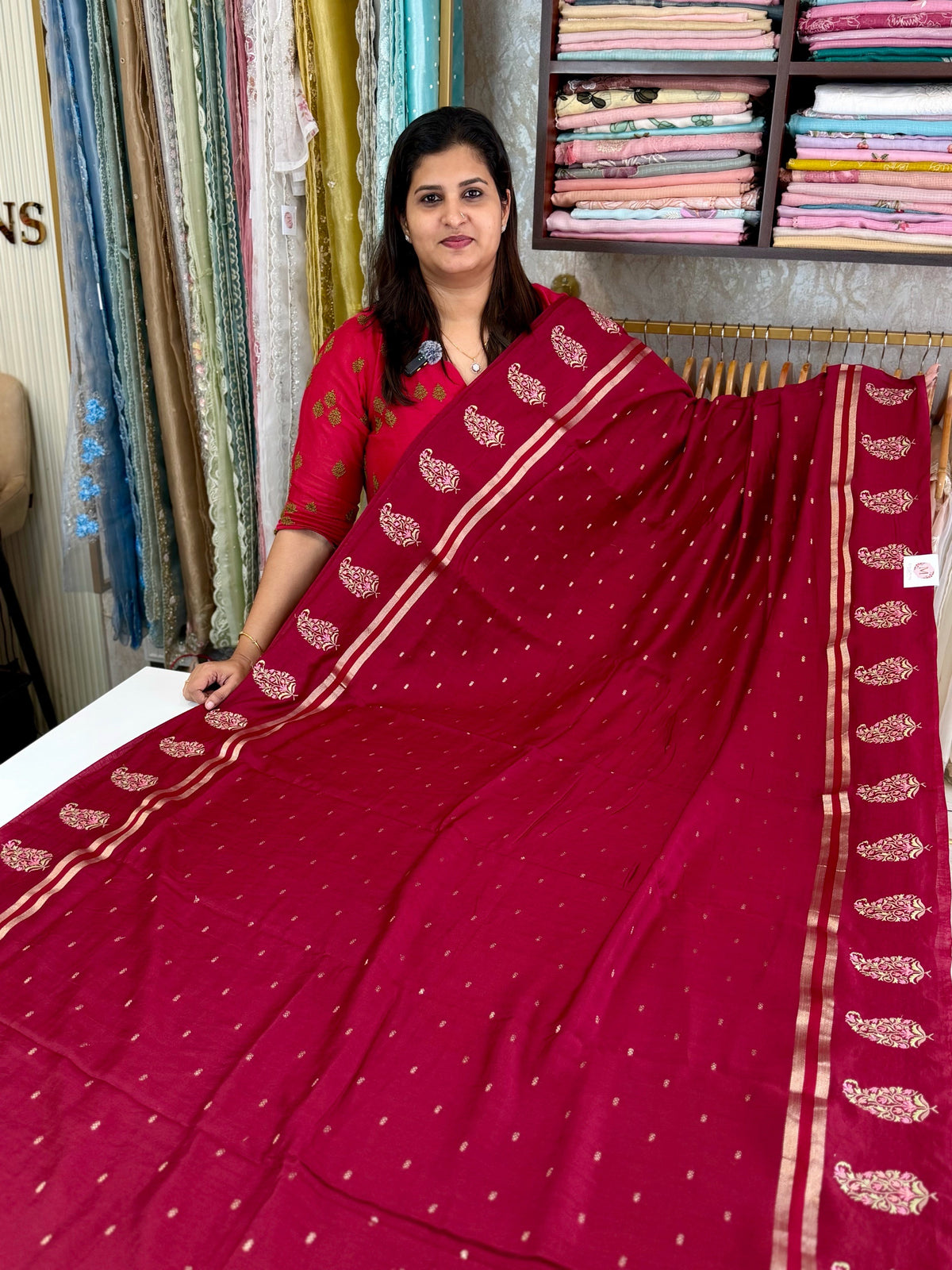Soft mal cotton Saree/ FC52