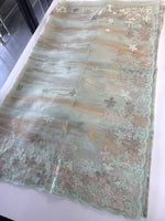 Foil textured crushed Organza/W767