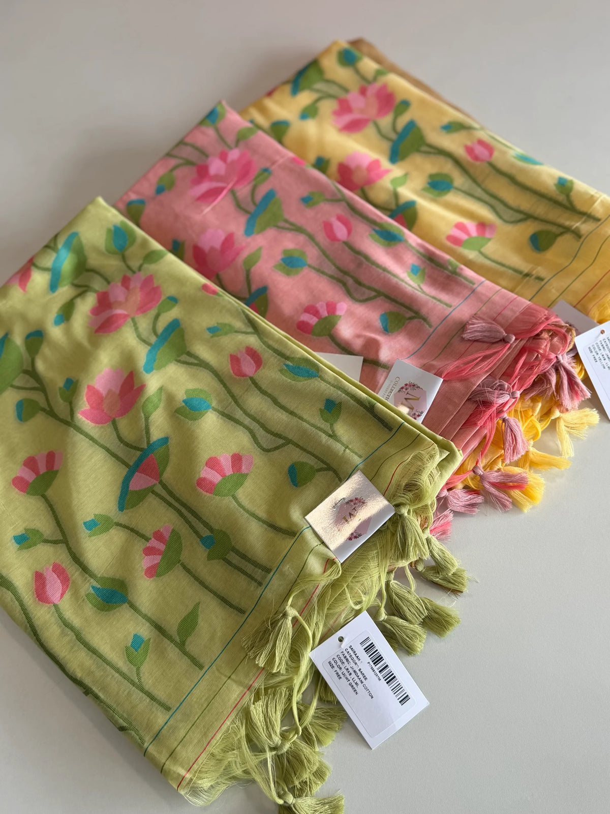 Soft Chanderi jamdhani weaves / SA74