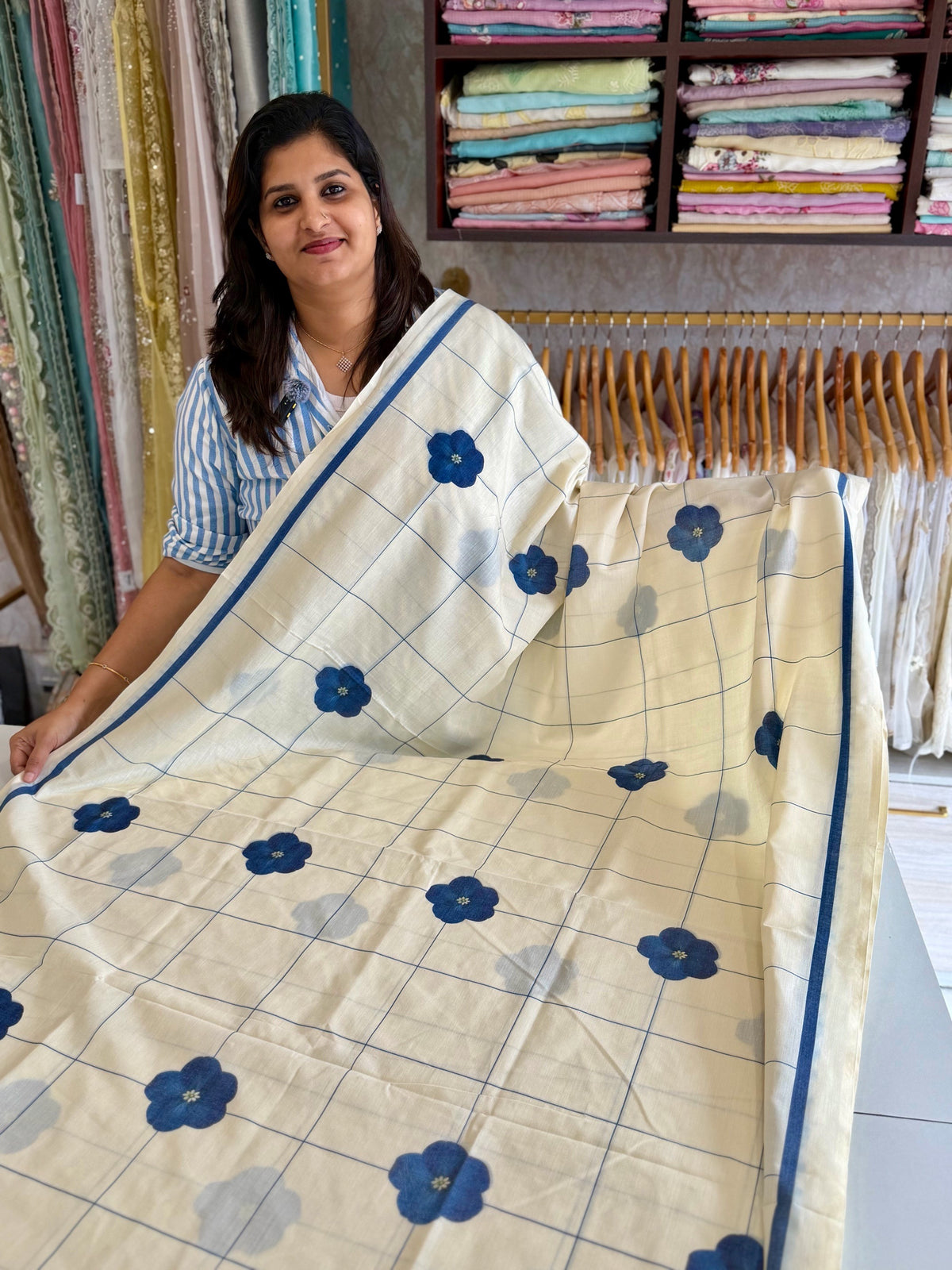 Cotton Onam Saree/ BC22