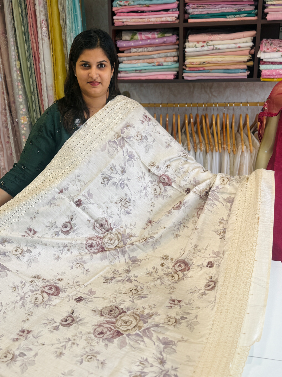 Soft semi silk saree/ K804