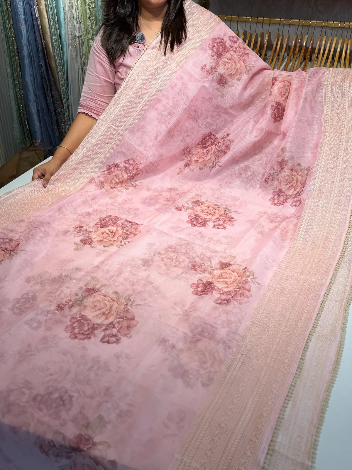 Supernet Kotta saree/ 6121
