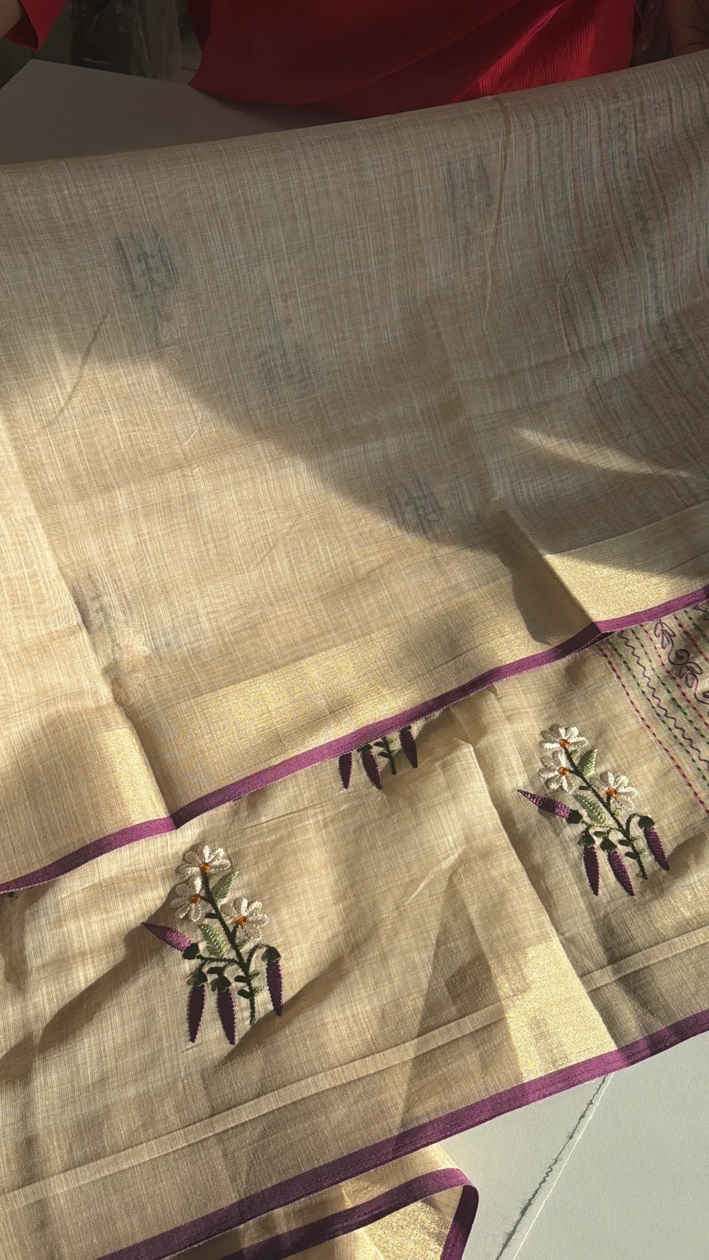 Chanderi cottonsaree/ VS804
