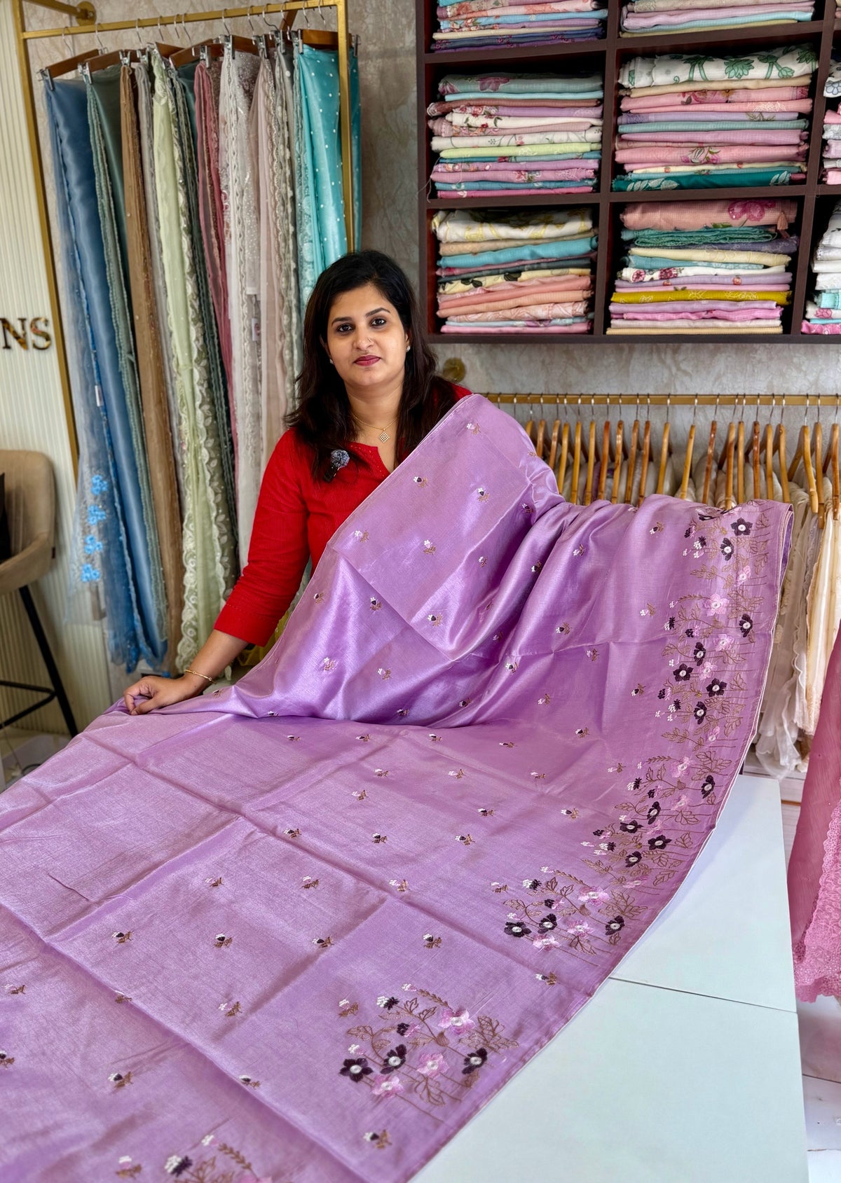 Semi silk saree / MD5123