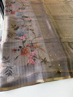 Tissue Chanderi blended saree/ GDF11